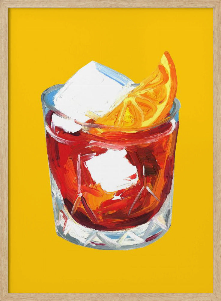 Negroni Sunshine Yellow | Poster