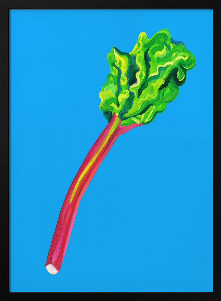 Rhubarb Light Blue | Poster