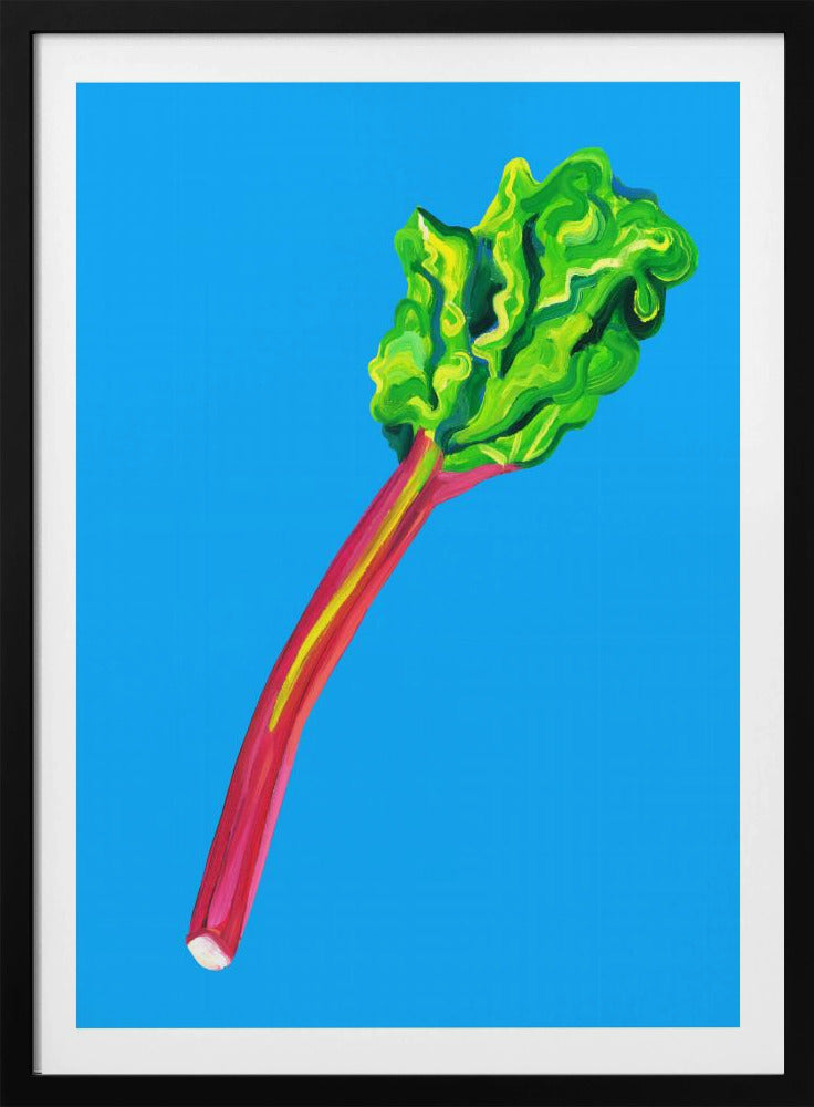 Rhubarb Light Blue | Poster