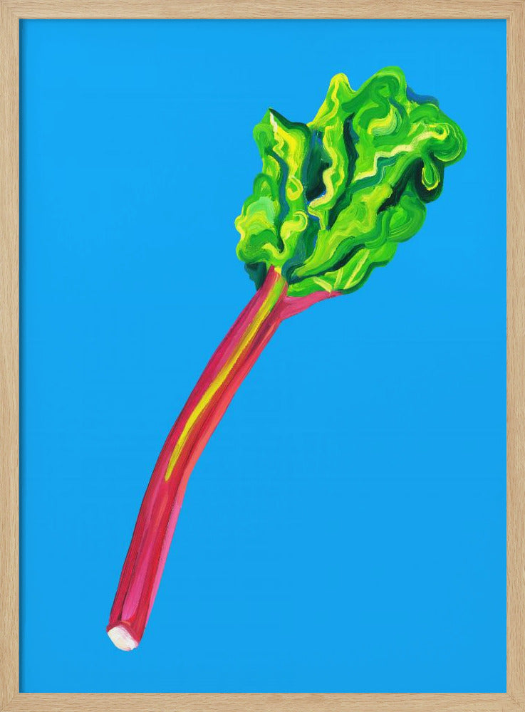 Rhubarb Light Blue | Poster