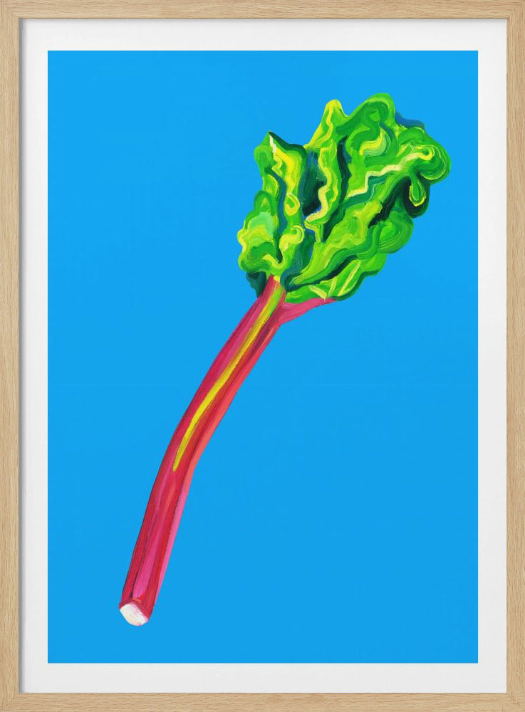 Rhubarb Light Blue | Poster