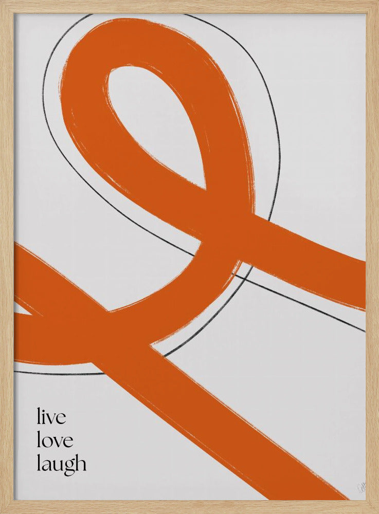 Lofe, love, laugh | Poster