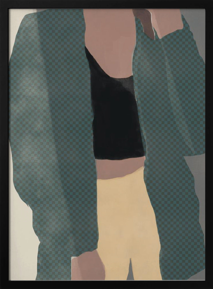 Checkered Silhouette | Poster