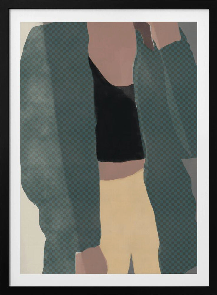 Checkered Silhouette | Poster