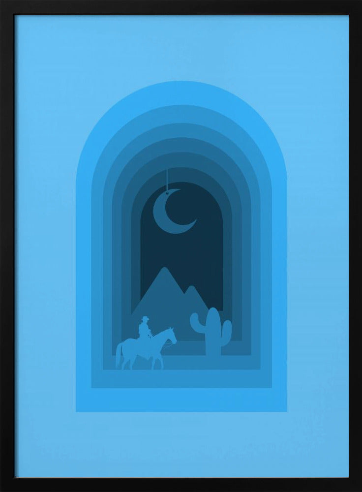 Desert Moon Journey | Poster