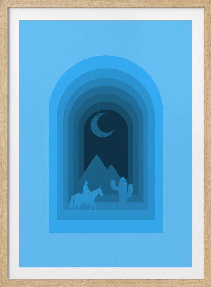 Desert Moon Journey | Poster