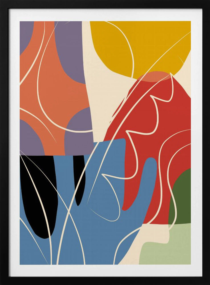 Abstract Color Collage | Poster