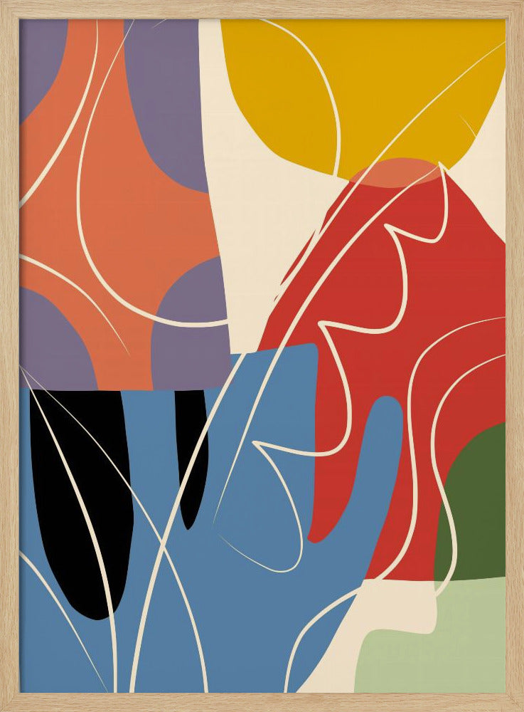 Abstract Color Collage | Poster