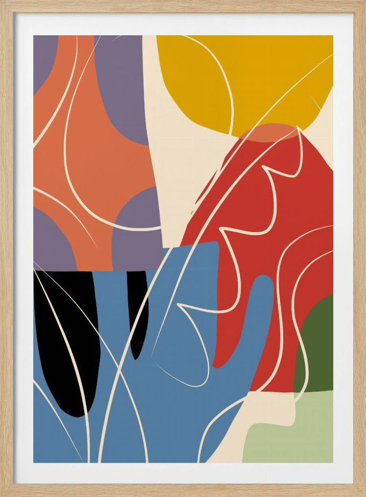 Abstract Color Collage | Poster