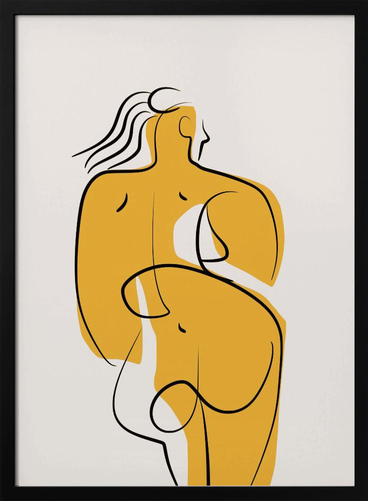 Lines and Curves In Nude | Poster