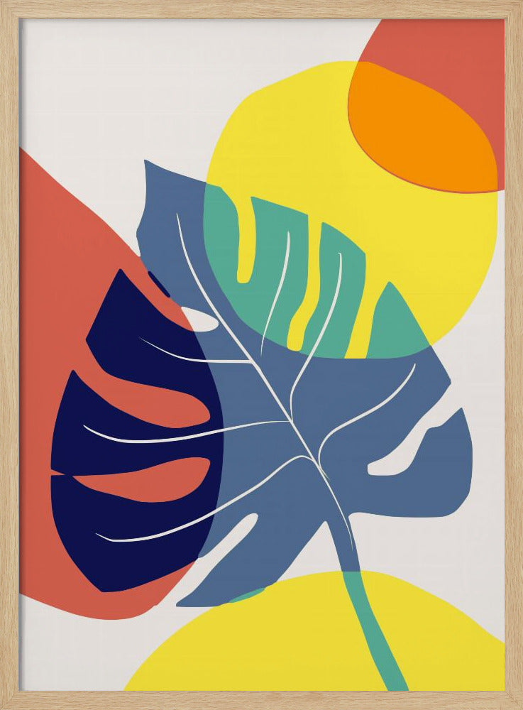 Vibrant Leaf Dance | Poster