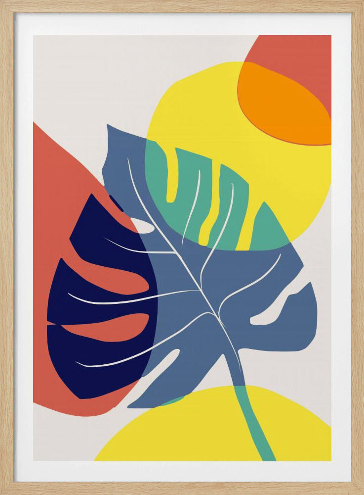 Vibrant Leaf Dance | Poster