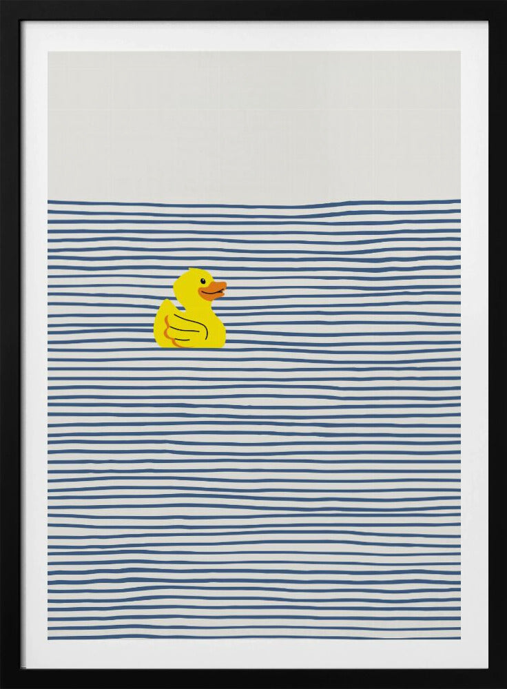 Yellow Duck Afloat | Poster