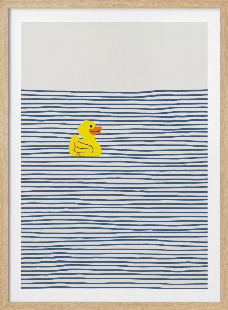 Yellow Duck Afloat | Poster
