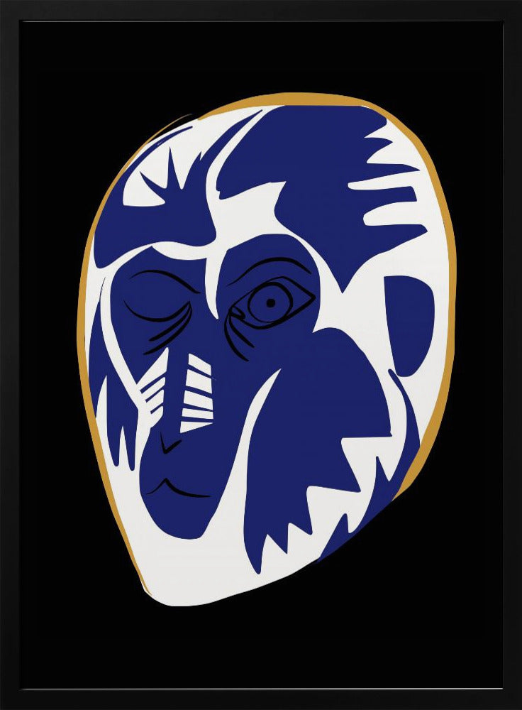 Abstract Mask Illusion | Poster