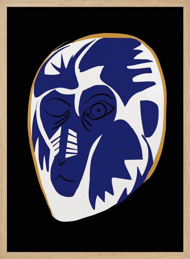 Abstract Mask Illusion | Poster