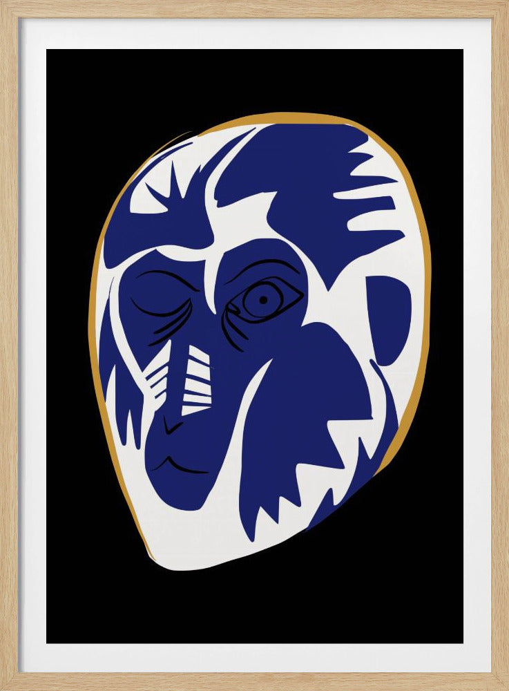Abstract Mask Illusion | Poster