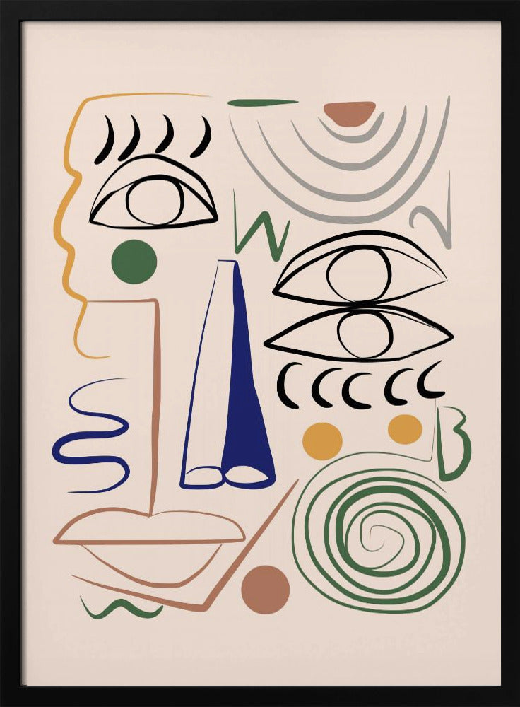 Line Art Bizarre | Poster