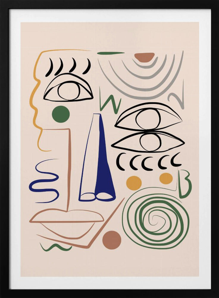 Line Art Bizarre | Poster