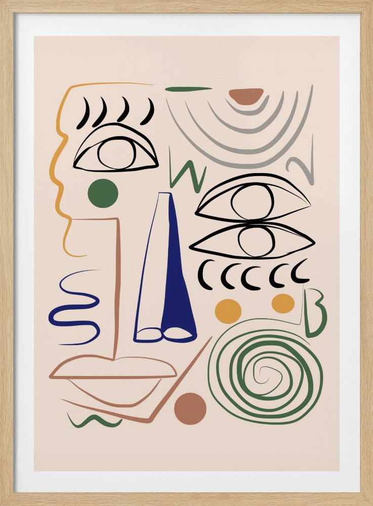 Line Art Bizarre | Poster