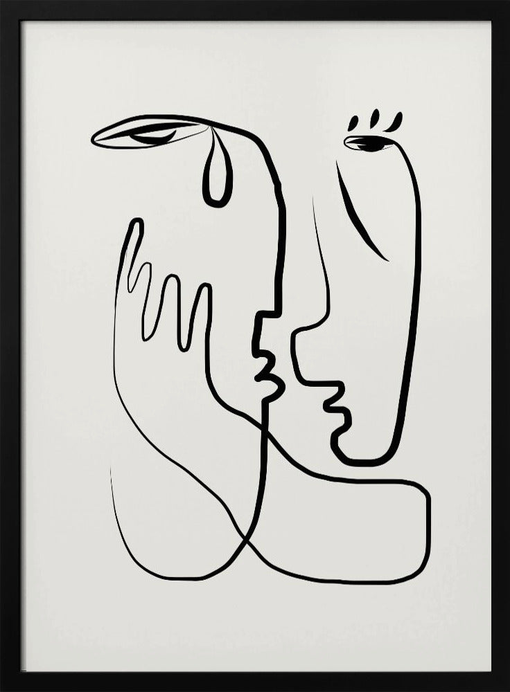 Don&#039;t Cry Line Art | Poster