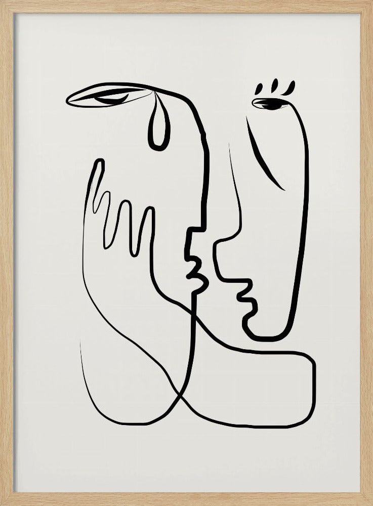 Don&#039;t Cry Line Art | Poster