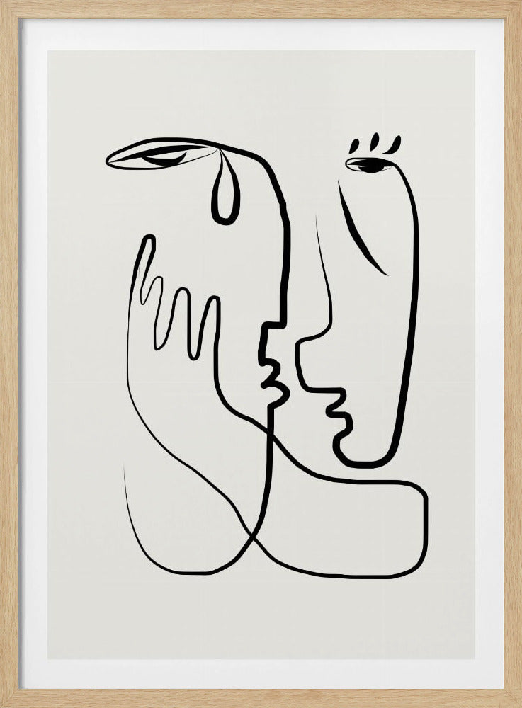 Don&#039;t Cry Line Art | Poster