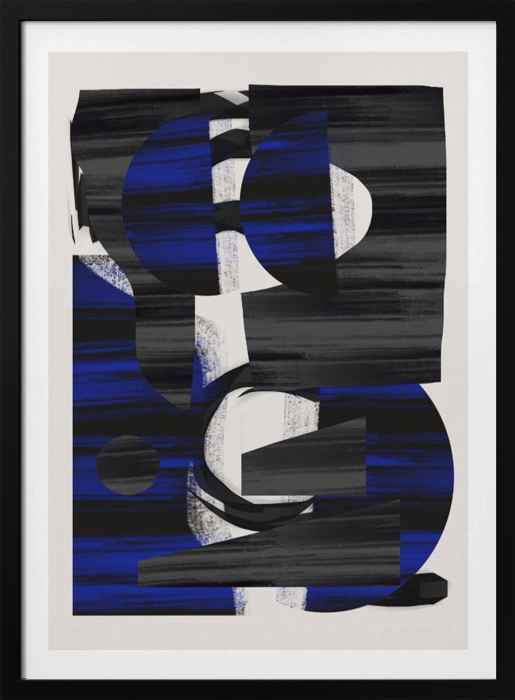 Abstract Stripe Minimal Collage 28 | Poster