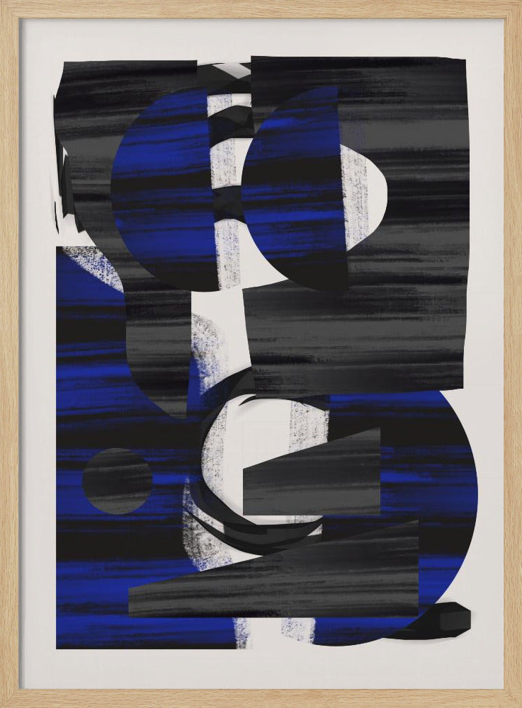 Abstract Stripe Minimal Collage 28 | Poster