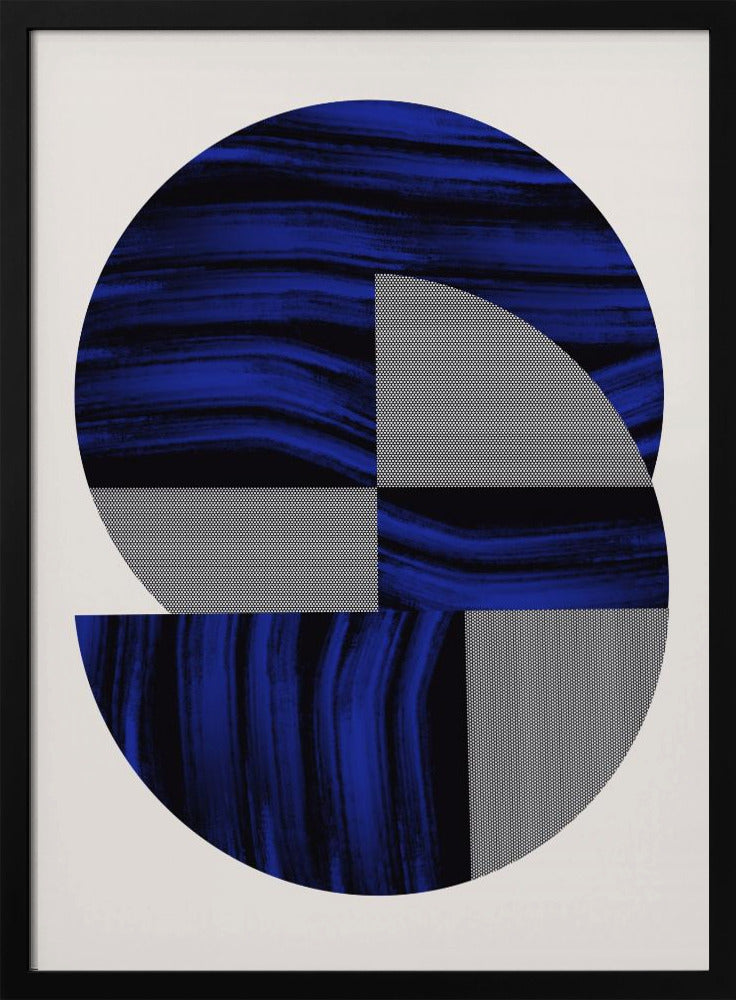 Scandinavian In Blue and Black 2 | Poster