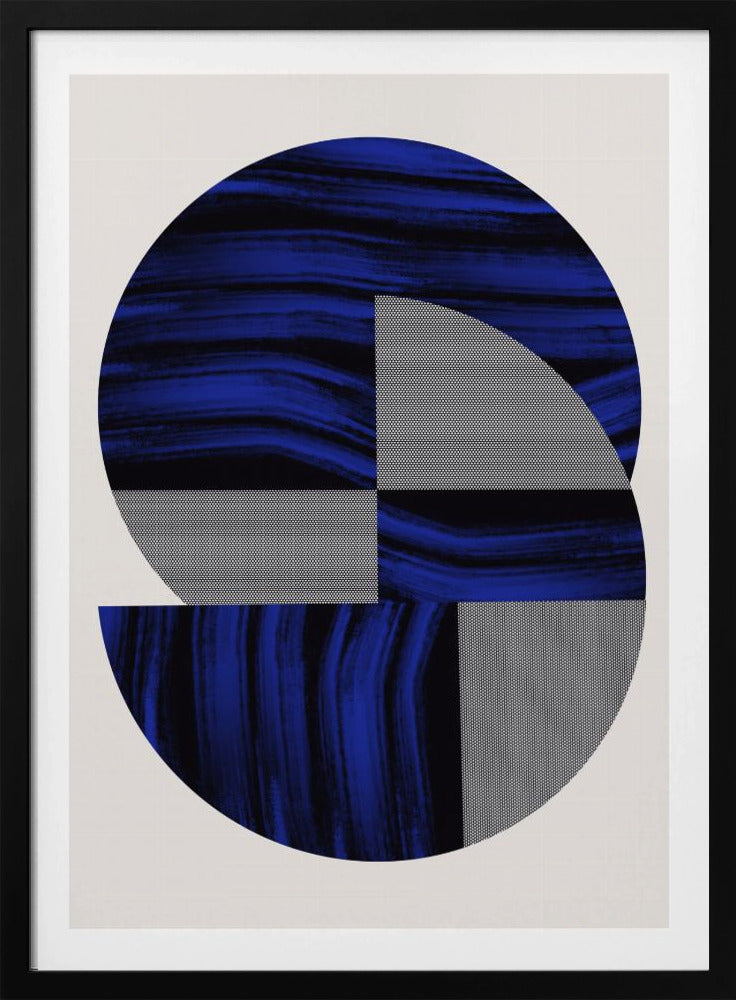 Scandinavian In Blue and Black 2 | Poster