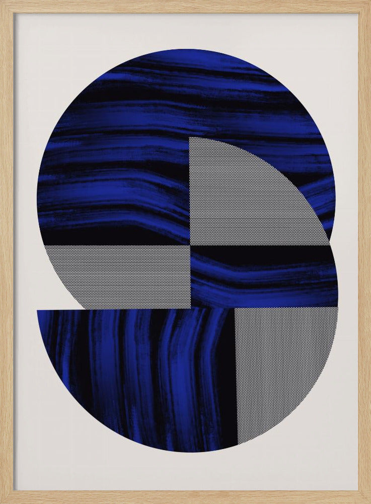 Scandinavian In Blue and Black 2 | Poster