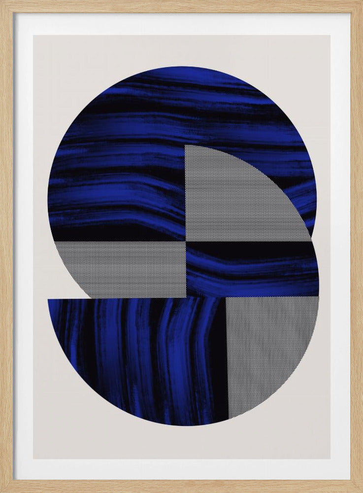 Scandinavian In Blue and Black 2 | Poster