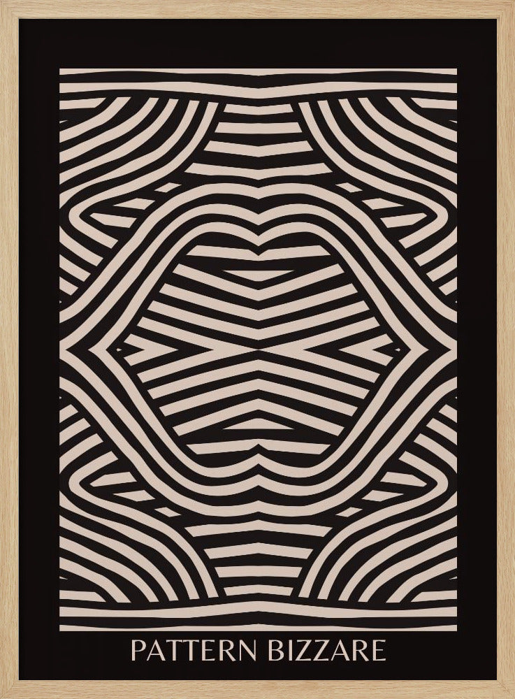 Black Pattern Bizarre | Poster
