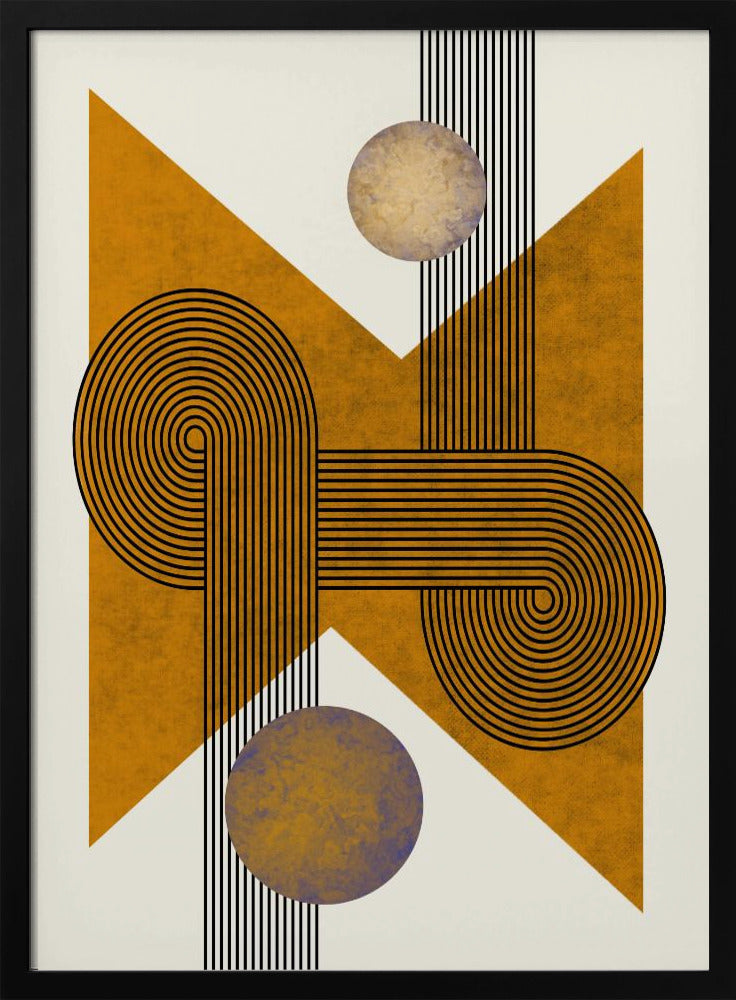 Textured Mid Century Composition 4 | Poster