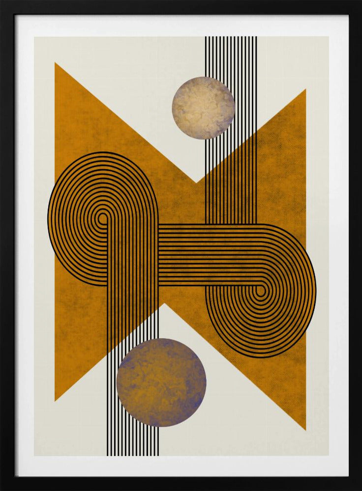 Textured Mid Century Composition 4 | Poster