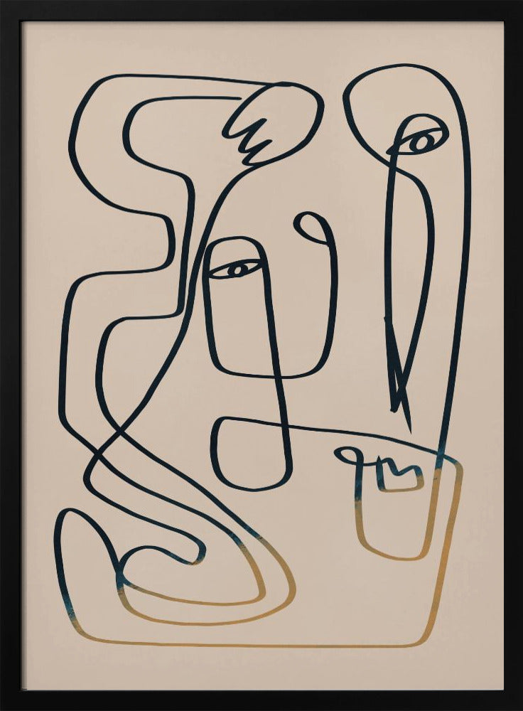 Line Art Portrait | Poster