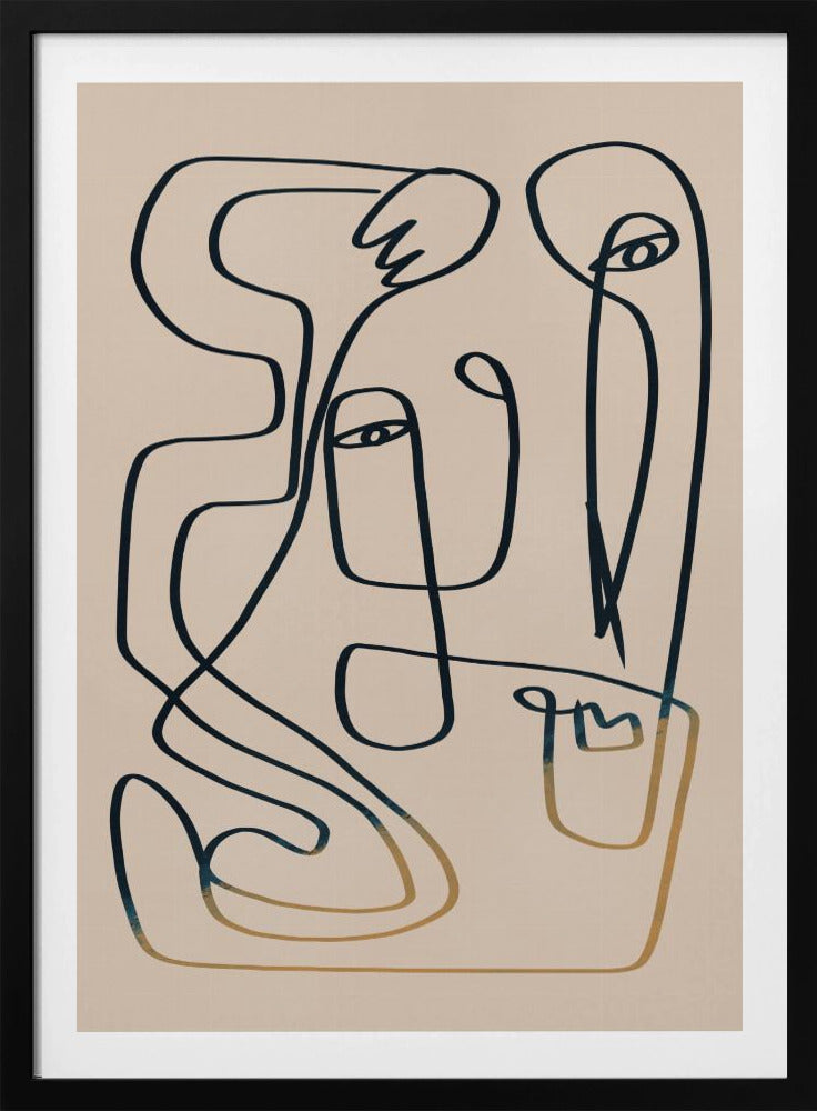 Line Art Portrait | Poster