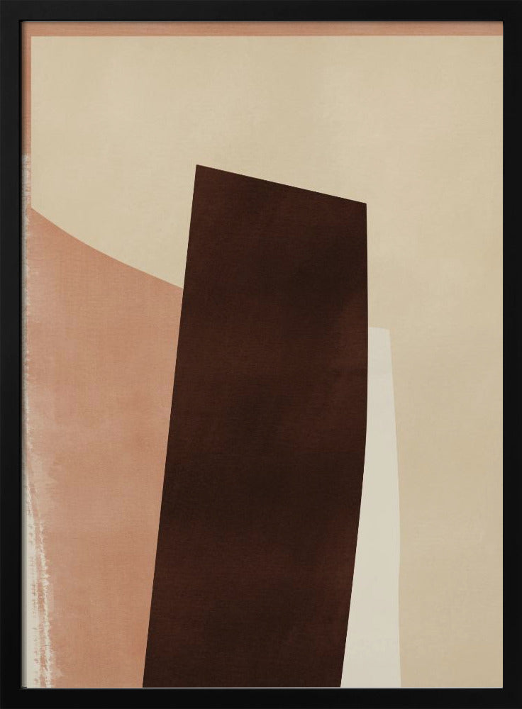 Geometric Shapes in Earthy Tones | Poster