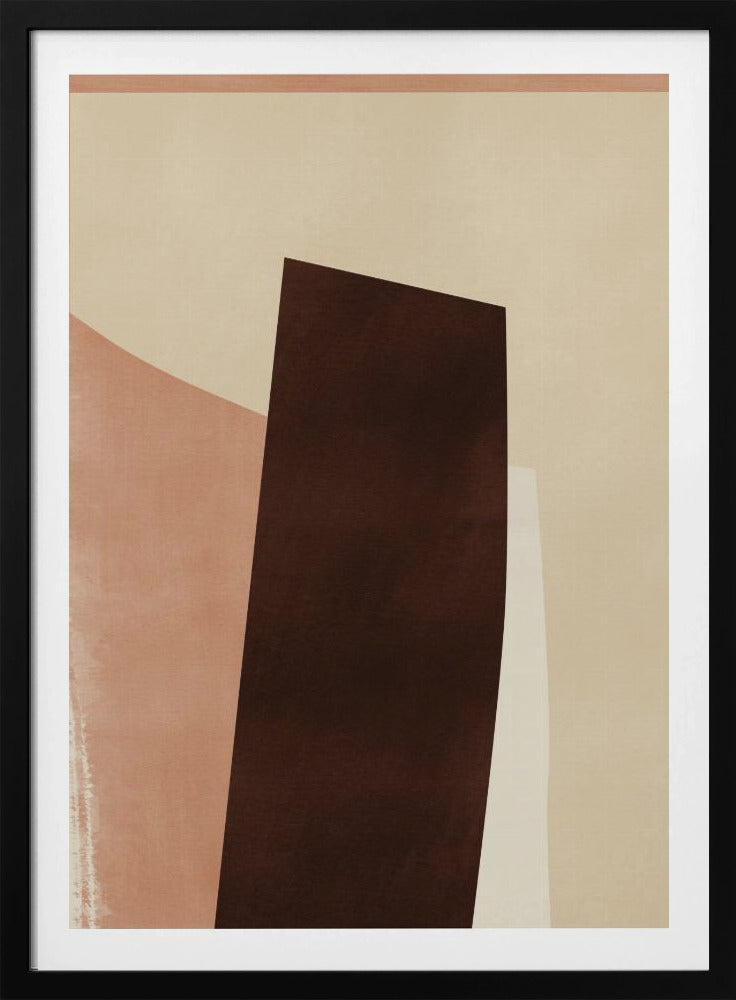 Geometric Shapes in Earthy Tones | Poster