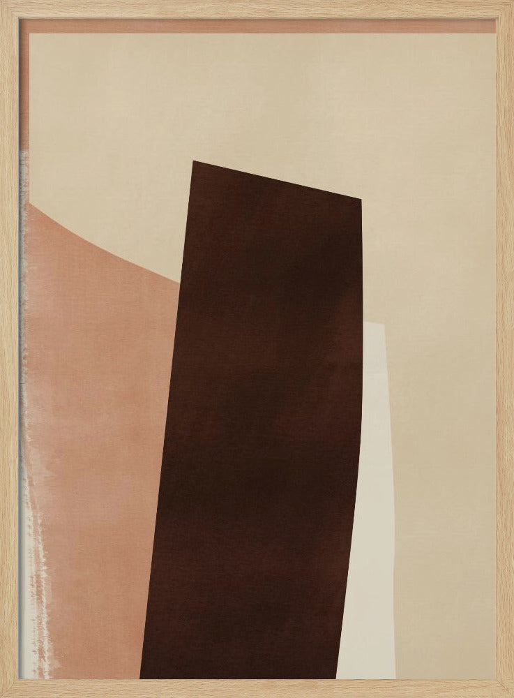 Geometric Shapes in Earthy Tones | Poster