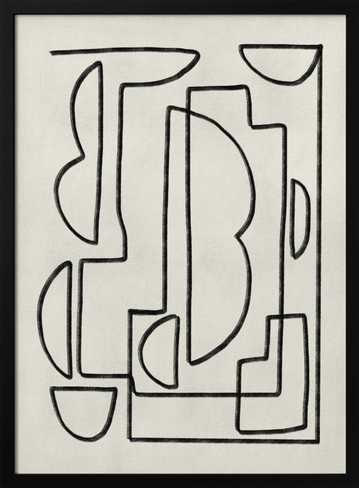 Abstract Line Art Sketch | Poster