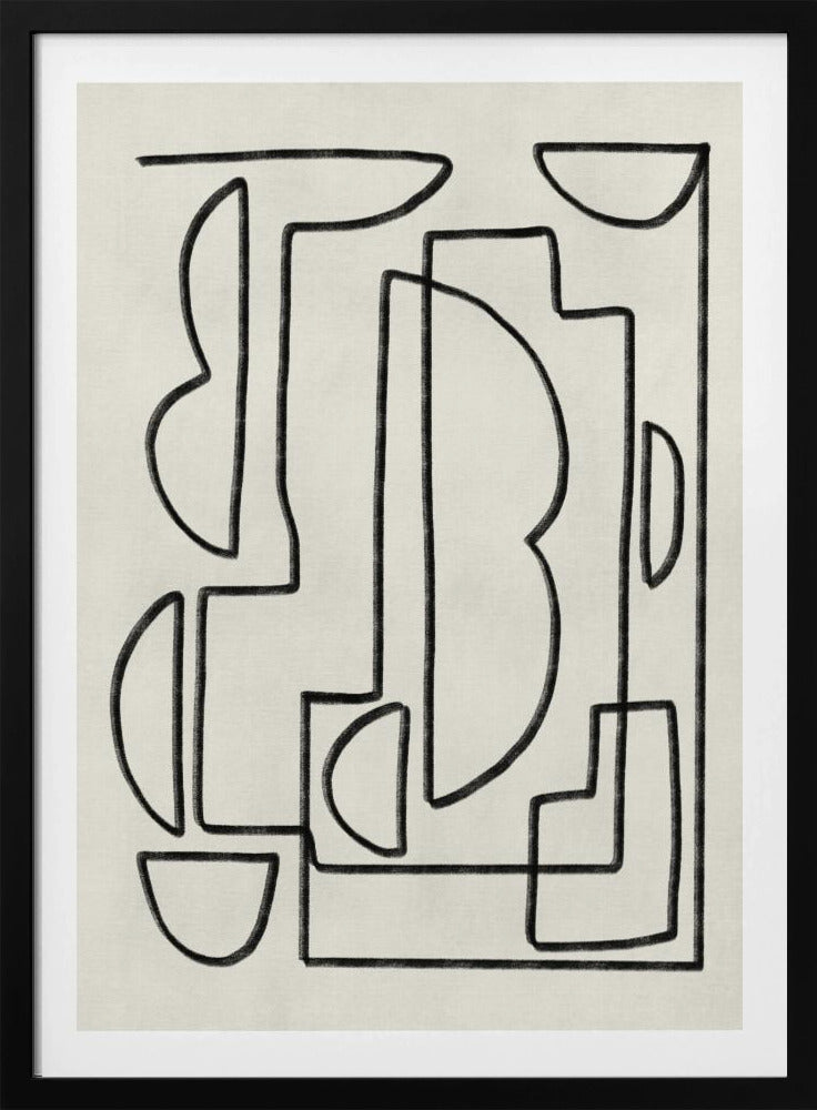 Abstract Line Art Sketch | Poster