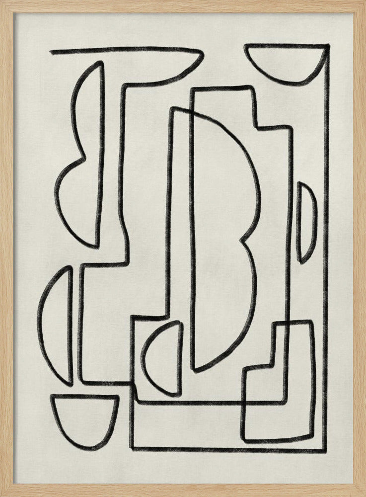 Abstract Line Art Sketch | Poster