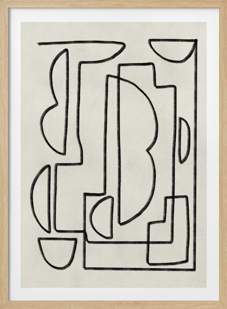 Abstract Line Art Sketch | Poster