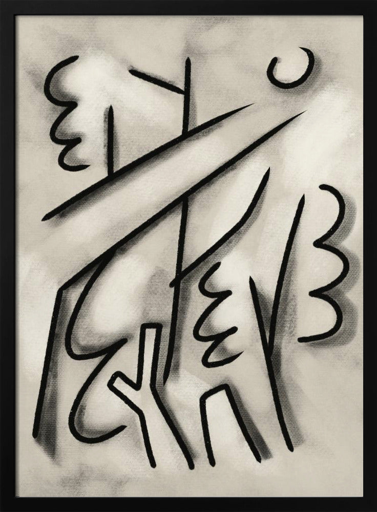 Bold Black Lines | Poster