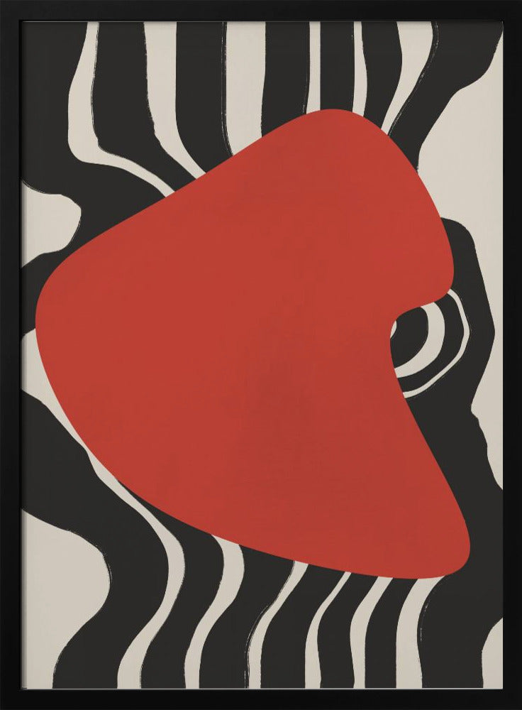 Crimson Wave Pulse | Poster