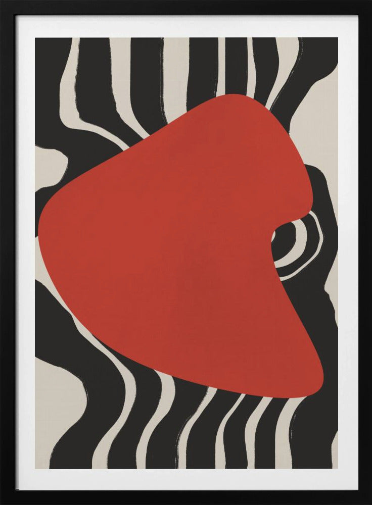 Crimson Wave Pulse | Poster