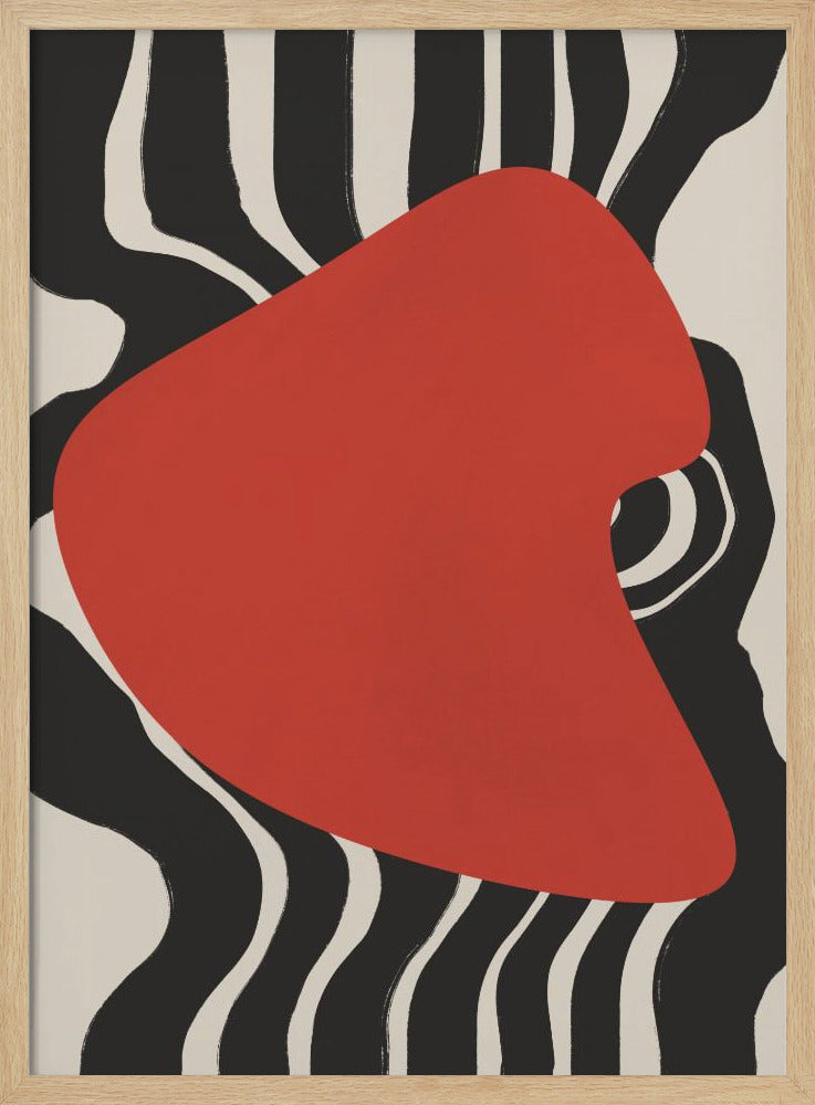 Crimson Wave Pulse | Poster