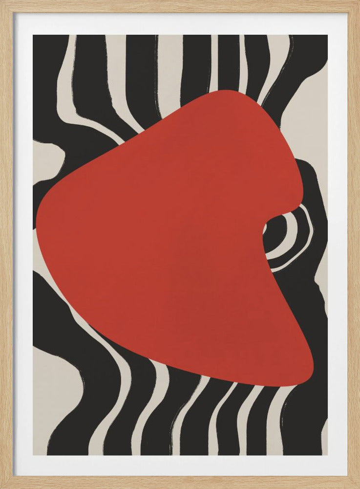 Crimson Wave Pulse | Poster